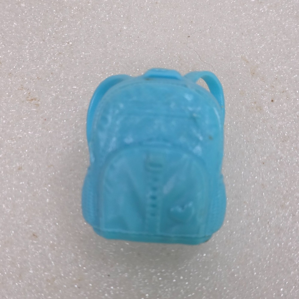 Mattel Barbie Light Blue Backpack Replacement for Chelsea Doll Toy Plastic 1.25"